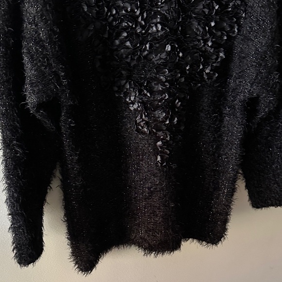 Ruby Rd. Black Textured Sweater - Picture 4 of 5
